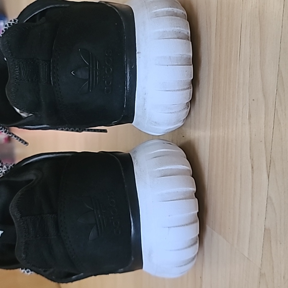 Adidas Tubular Radial 'Core Black White' BB2401 Athletic Shoes Size 8.5 - Picture 5 of 13